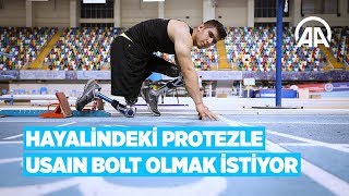 Hayalindeki protezle Usain Bolt olmak istiyor