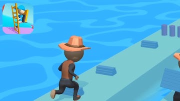 Ladder Climb Dash 🔮🔴🟢Android & iOS Gameplay.