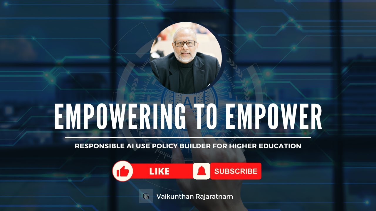 Responsible AI use Policy Builder for Higher Education - YouTube