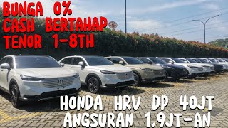 HONDA HRV BUNGA 0%, CASH BERTAHAP, TENOR SAMPAI 8TH ‼️