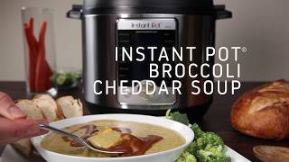 Instant Pot Broccoli Cheddar Soup