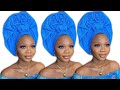 HOW TO: NEW Instagram Trending Owambe Gele Style | Owambe Gele Series |Munnoh