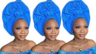 HOW TO: NEW Instagram Trending Owambe Gele Style | Owambe Gele Series |Munnoh