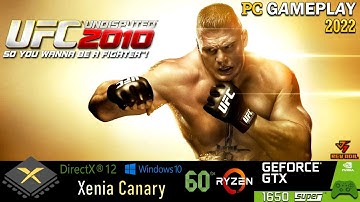 XENIA UFC Undisputed 2010 PC Gameplay | Xenia Canary | Playable | Xbox 360 Emulator | 2022 Latest