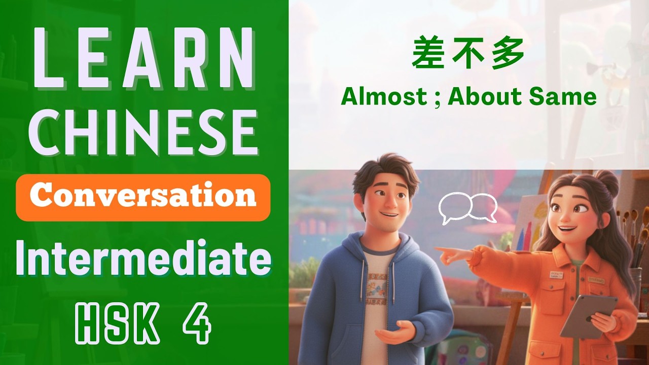 差不多 | Almost ; About Same | Learn Chinese Conversation for Intermediate ...