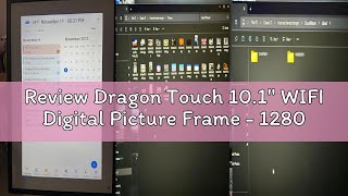 Review Dragon Touch 10.1'' WIFI Digital Picture Frame - 1280*800 HD IPS Touch Screen Digital Photo F