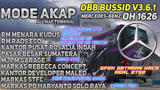 UPDATE OBB BUSSID V3.6.1 SOUND MERCY OH1626 ETS2 REALL EFEK GETARAN KACA GRAFIK HD