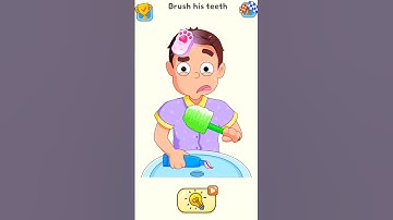 DOP 5 Brush His Teeth Level 1695 #gaming #shorts #dop5