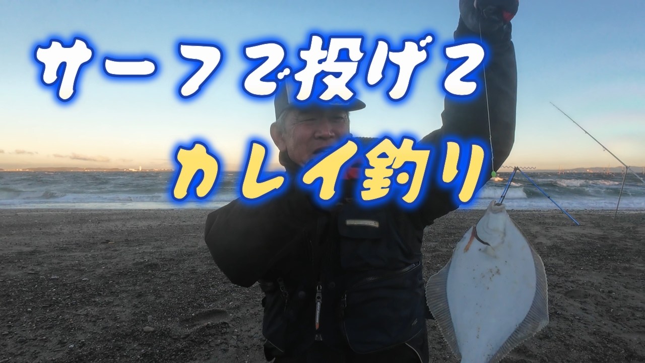 カレイ釣りに行った気分になる動画