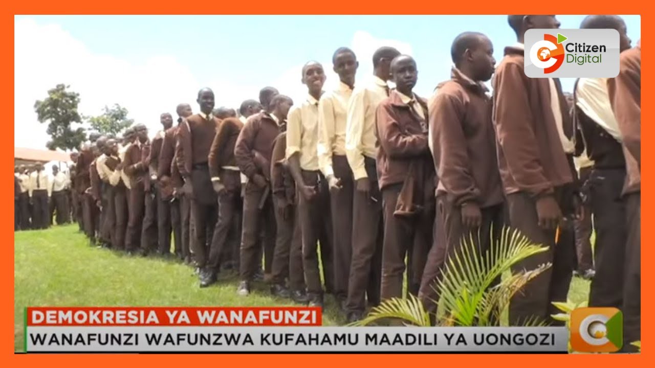 Wanafunzi kutoka St. Joseph Kitale wafunzwa kufahamu maadili ya uongozi