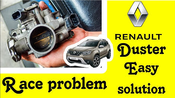 Renault duster race,throttle problem easy solution.