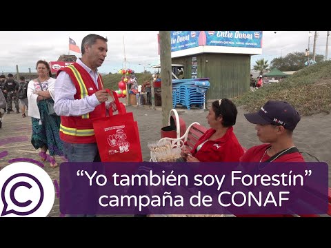 CONAF se acercó a veraneantes y residentes de Pichilemu en campaña de prevención
