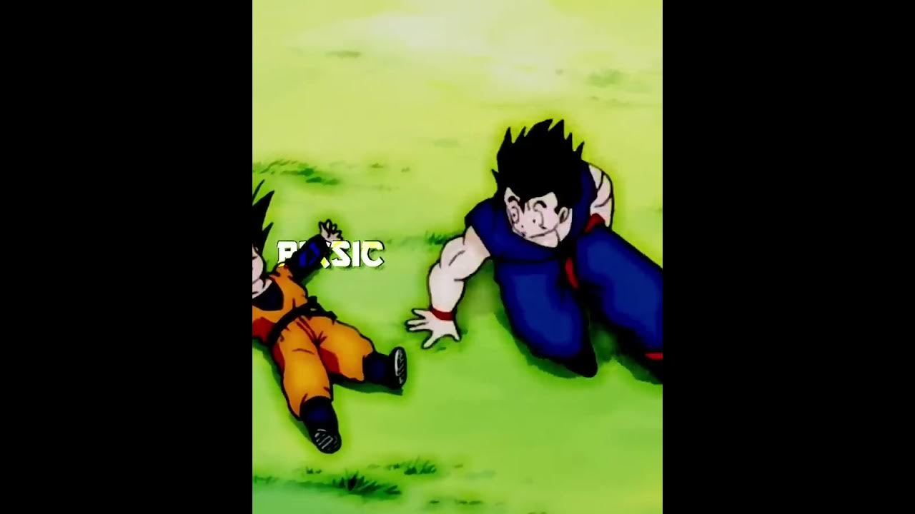 Goku retorna e conhece seu filho goten!😍 #dragonballz #dbz #db #goku