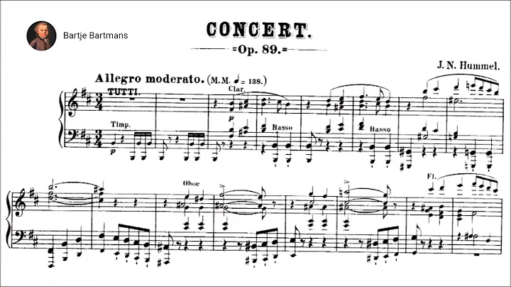 Johann Nepomuk Hummel - Piano Concerto No. 3,  Op....
