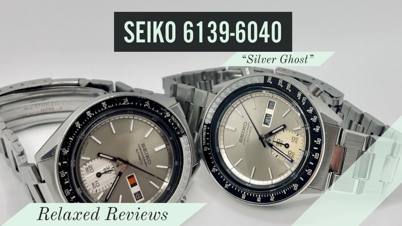 Vintage Seiko 6139-6040 Silver Ghost [watch review][vintage watches] -  YouTube