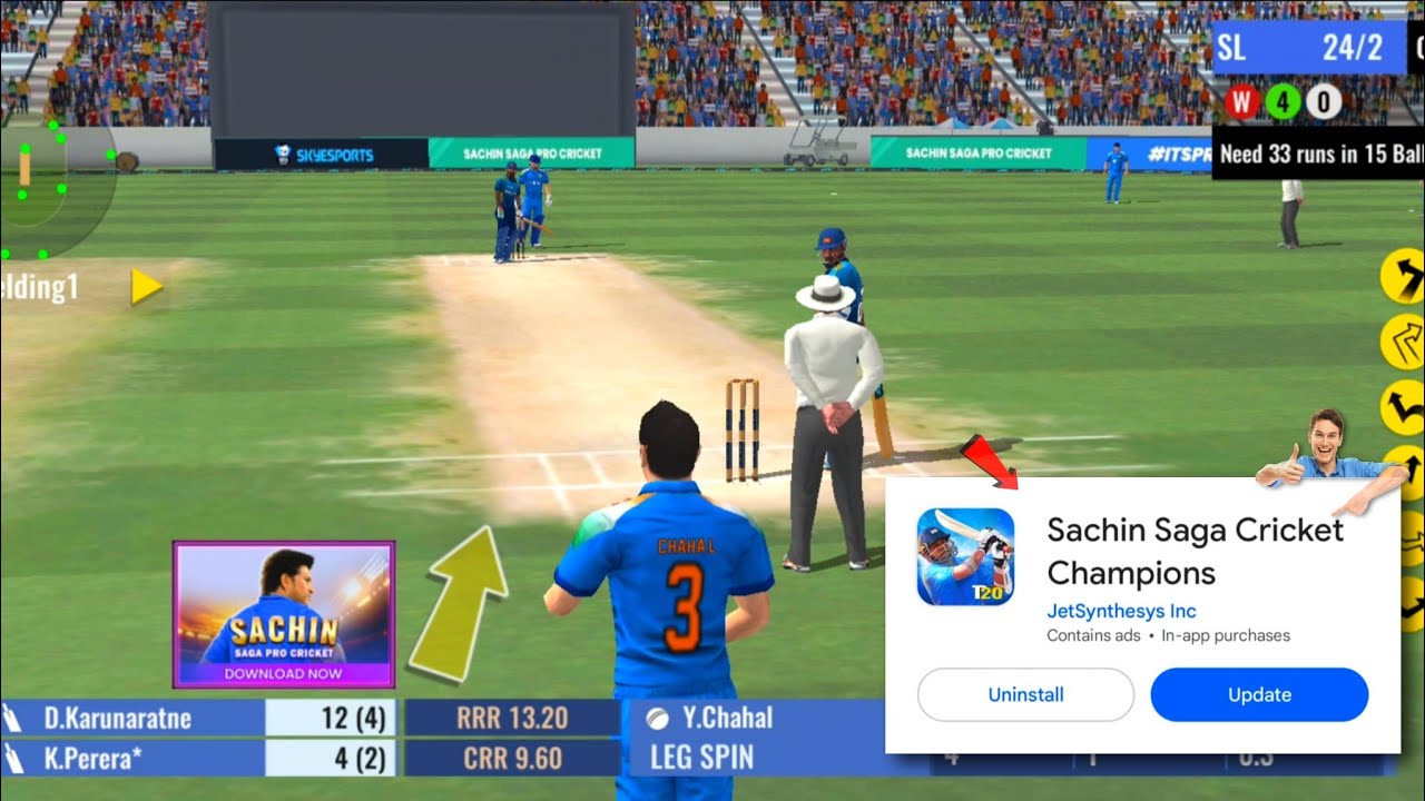 Sachin Saga Cricket Game New Update Launch Full Review New