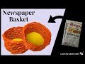 Make a Newspaper basket at Your Home (DIY) | Learn By Watch Crafts