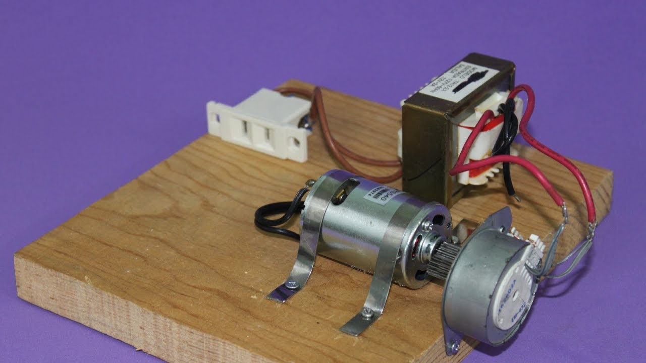 Generator transformer. Electric transformer model.