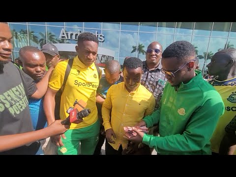 TAZAMA DJIGUI DIARRA APEWA MILIONI W NA MASHABIKI WA YANGA AIRPORT DIARRA AFUNGUKA MAZITO NAWAPENDA