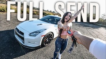 I LET HER USE LAUNCH CONTROL IN MY R35 GTR...