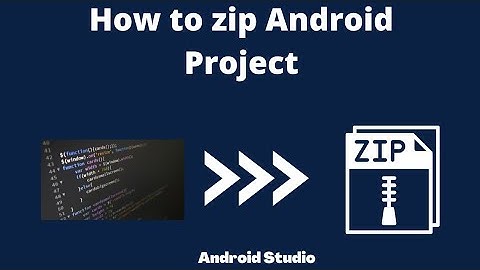 How to zip Android Project inside Android Studio| Android Exporting Android Studio project to zip