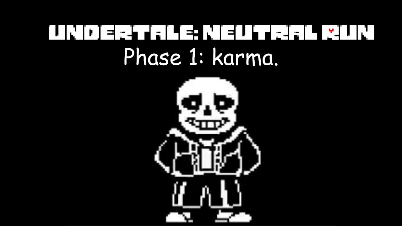 Undertale Neutral Run Sans Full UST YouTube