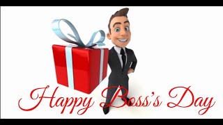 Boss Day wishes for you - Happy Boss Day Message - Boss's Day Music Video Ecard