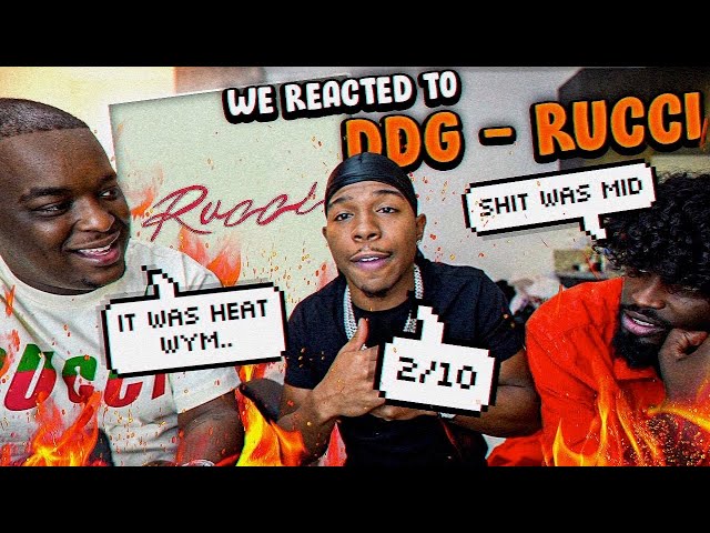 We Reacted To DDG x Rucci | Funniest Reaction Ever 😭😭😭 class=