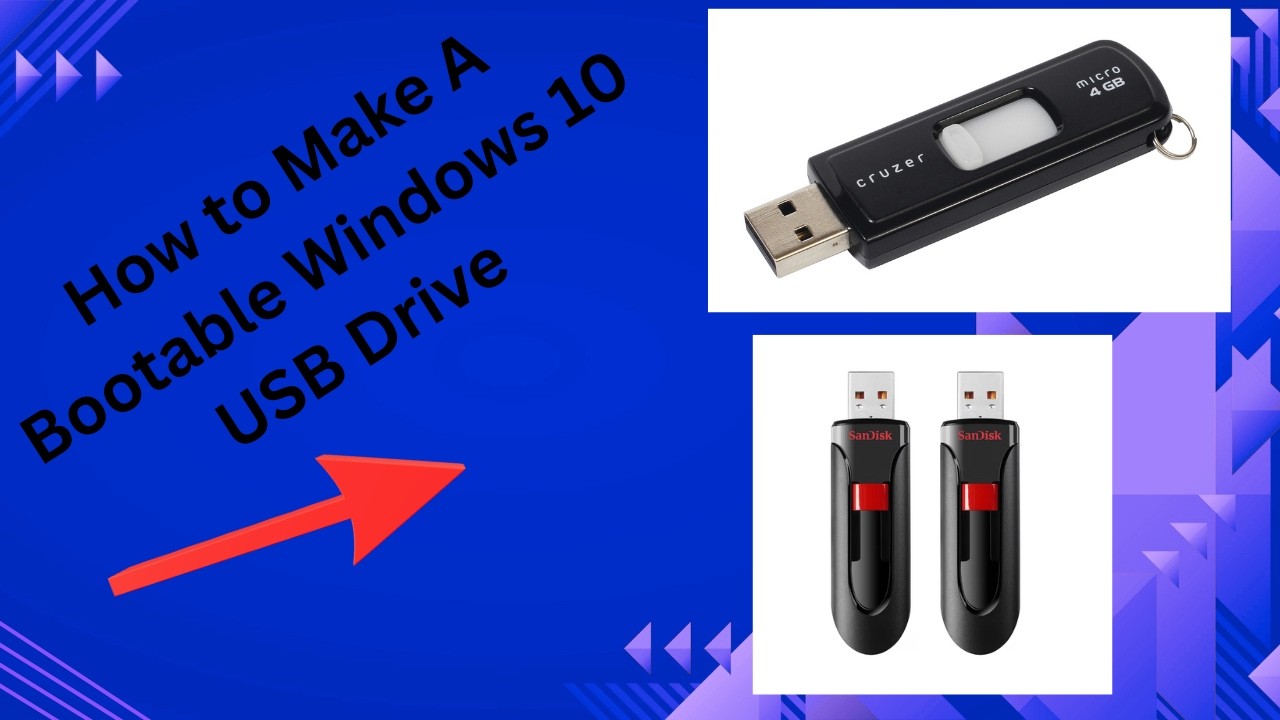 How To Make A Bootable Windows 10 USB Drive - YouTube