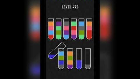 Water sort puzzle level 472
