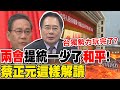 台獨勢力玩完了?李強兩會提統一少了&quot;和平&quot; 蔡正元這樣解讀