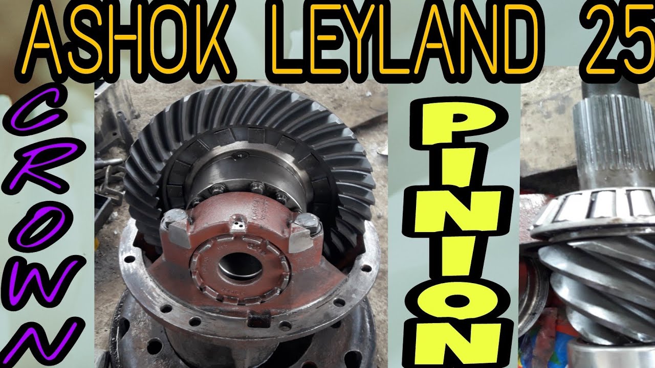 HOW TO ASSEMBLE CROWN&PINION OF ASHOK LEYLAND 2518T By Mechanical Tips