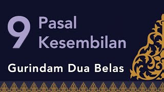 Gurindam 12 Pasal 9 - Raja Ali Haji