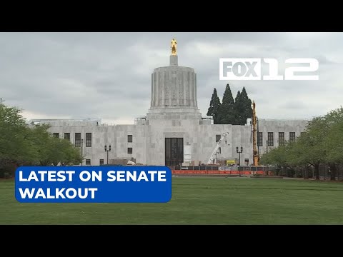 Oregon Senate Republicans protest for seventh consecutive day