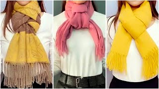 Как завязать шарф - 7 способов  Как носить шарф