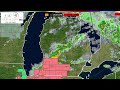 Thunderstorms moving in on March 6th