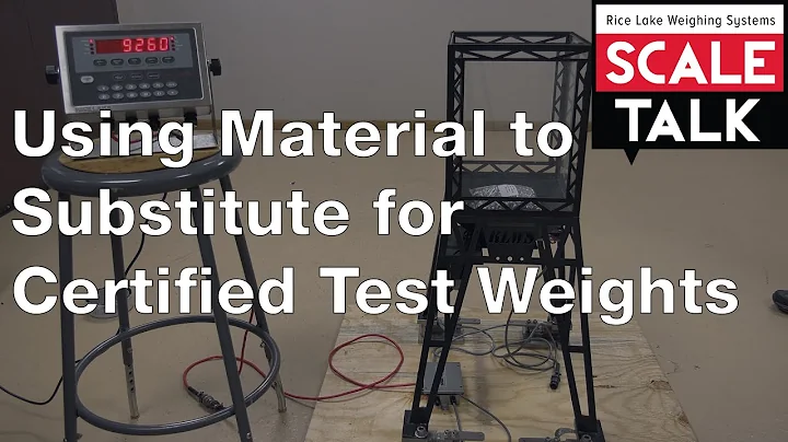 ScaleTalk: Calibrating a Scale, Method 3 - Using Material to Substitute for Weights