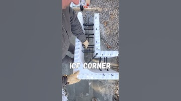 🚨 Too Easy! How to build foundations with ICF. ASMR #diy #tools #construction