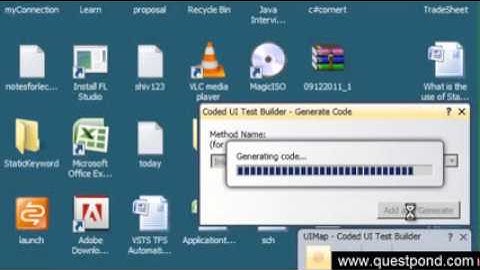 VSTS 2010 - How to do Automation testing using coded UI test.flv
