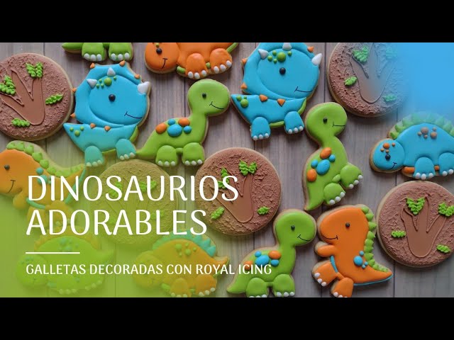 12 galletas de azúcar T rex/galletas de huevos de dinosaurio -  México