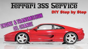 Ferrari F355 Service DIY Step by Step Part 1: Engine and Gearbox Oil Change