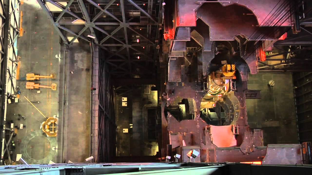 STS-135 - Mounting space shuttle Atlantis to the stack for the final time. High Speed 2