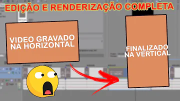 Como renderizar vídeo vertical no Vegas?