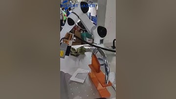 Robotic Fiber Laser Marking Machine