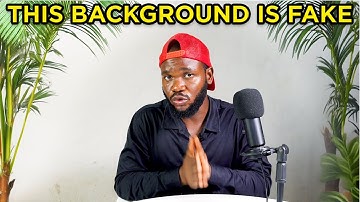 This is how I Created a Fake Youtube Studio Background