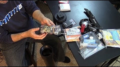 Building a PVC Survival Cache Video Part 2