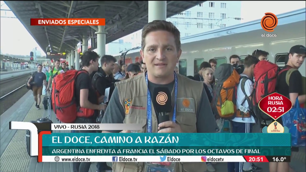 Camino a Kazán: Cómo viajan los hinchas para ver a la Selección en Rusia - YouTube