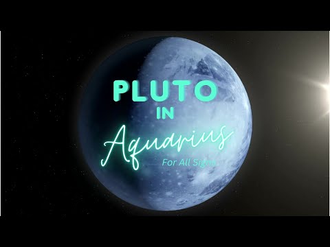 Video: Når pluto kommer ind i vandmanden?