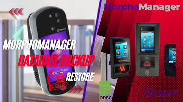 CREATE DATABASE BACKUP FOR MORPHOMANAGER | RESTORE DATABASE | #easyrobotech #idemia #morphomanager