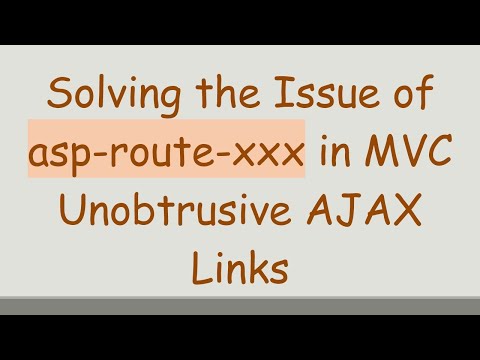Solving the Issue